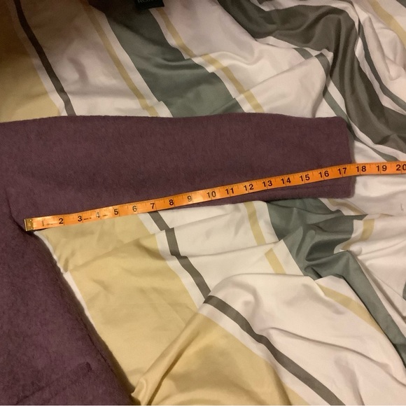 NWOT Princess Highway Millicent Double-Breasted Purple Wool Peacoat - Picture 7 of 11